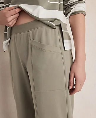 Ann Taylor Haven Well Within Organic Cotton Interlock Barrel Leg Pants sold by Ann Taylor product image thumbnail 2