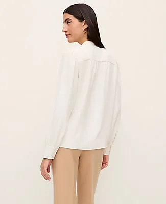 Ann Taylor Petite Lace Embroidered Blouse sold by Ann Taylor product image thumbnail 2