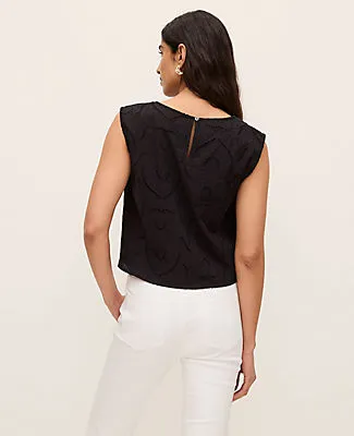 Ann Taylor Petite Eyelet Top sold by Ann Taylor product image thumbnail 2