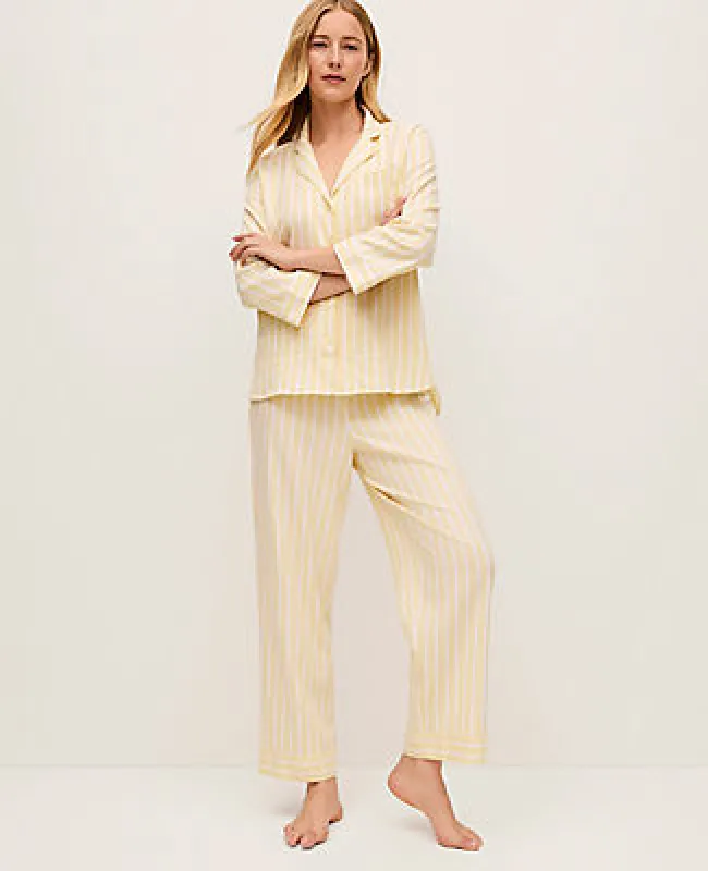Ann Taylor Striped Pajama Set sold by Ann Taylor