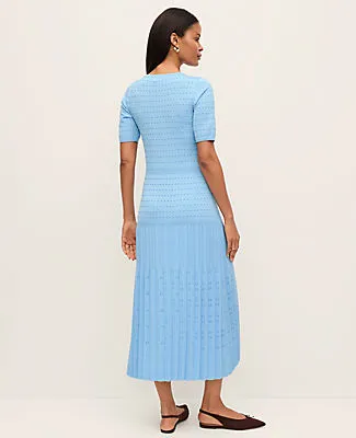 Ann Taylor Petite Mixed Stitch Sweater Dress sold by Ann Taylor product image thumbnail 2