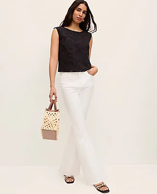 Ann Taylor Petite Eyelet Top sold by Ann Taylor product image thumbnail 3