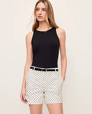 Ann Taylor The Mid Short in Micro Dot sold by Ann Taylor product image thumbnail 2
