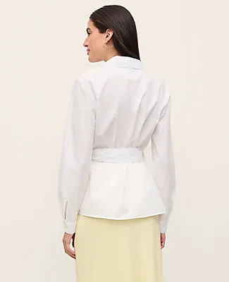 Ann Taylor Embellished Wrap Blouse sold by Ann Taylor product image thumbnail 2