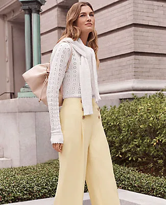 Ann Taylor Petite Cozy Pointelle Sweater sold by Ann Taylor product image thumbnail 2