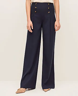 Ann Taylor The Wide-Leg Sailor Pant sold by Ann Taylor product image thumbnail 2