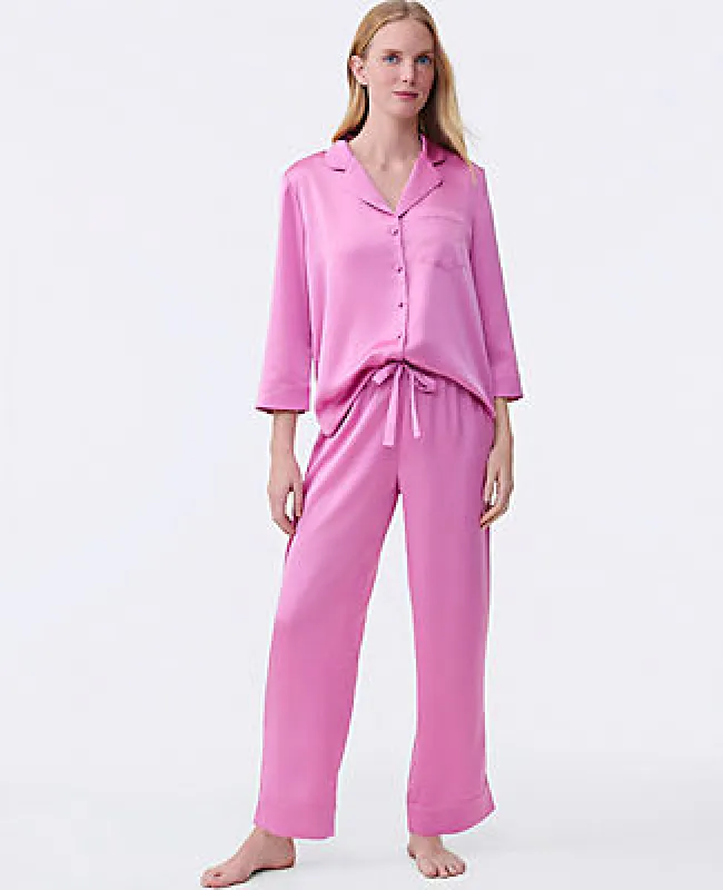 Ann Taylor Satin Pajama Set sold by Ann Taylor