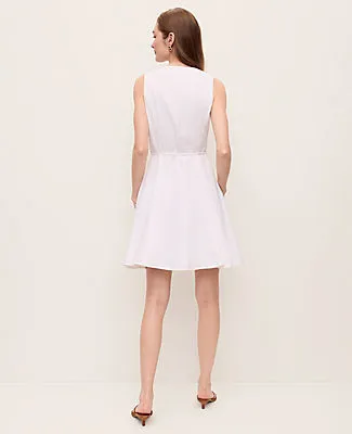 Ann Taylor Petite Linen Blend Flare Dress sold by Ann Taylor product image thumbnail 2