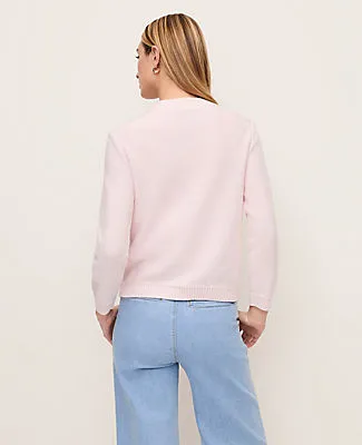 Ann Taylor Petite Crew Neck Cardigan sold by Ann Taylor product image thumbnail 2