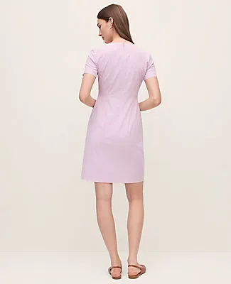 Ann Taylor Petite Gingham Button Pocket Shift Dress sold by Ann Taylor product image thumbnail 2