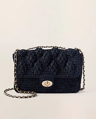 Ann Taylor Straw Shoulder Bag sold by Ann Taylor