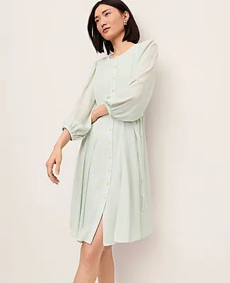 Ann Taylor Petite Belted Flare Dress sold by Ann Taylor product image thumbnail 3