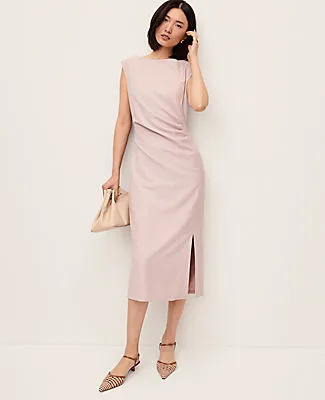 Ann Taylor The Petite Twist Sheath Dress sold by Ann Taylor