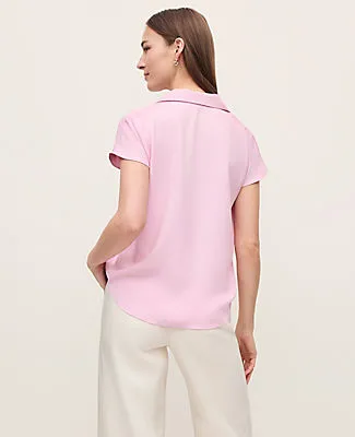 Ann Taylor Split Neck Blouse sold by Ann Taylor product image thumbnail 2