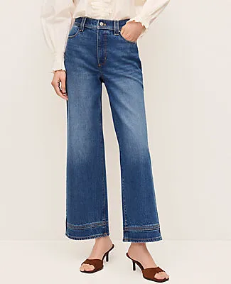 Ann Taylor The Petite Wide-Leg Crop Jean sold by Ann Taylor product image thumbnail 2
