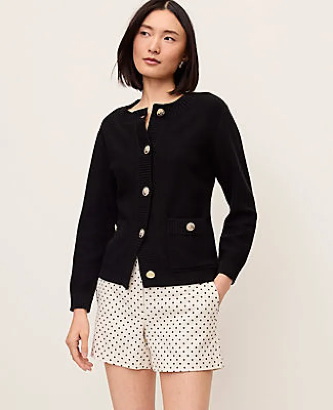 Ann Taylor Crew Neck Cardigan sold by Ann Taylor