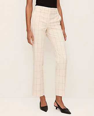 Ann Taylor The Petite Eva Ankle Pant in Windowpane sold by Ann Taylor product image thumbnail 2