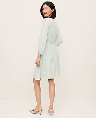 Ann Taylor Petite Belted Flare Dress sold by Ann Taylor product image thumbnail 2