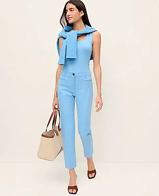 Ann Taylor The Petite Cotton Crop Pant sold by Ann Taylor product image thumbnail 4