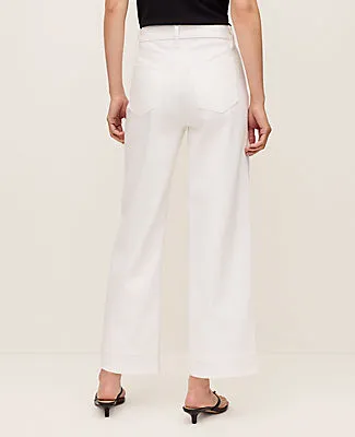 Ann Taylor The Petite Wide-Leg Crop Jean sold by Ann Taylor product image thumbnail 3