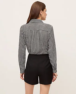 Ann Taylor The Petite Button Pocket Short in Twill sold by Ann Taylor product image thumbnail 3