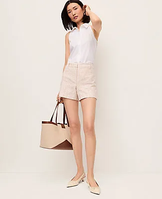 Ann Taylor The Petite City Short in Gingham sold by Ann Taylor