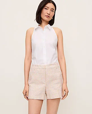 Ann Taylor The Petite City Short in Gingham sold by Ann Taylor product image thumbnail 2