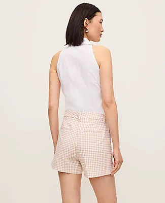 Ann Taylor The Petite City Short in Gingham sold by Ann Taylor product image thumbnail 3