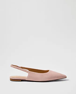 Ann Taylor Suede Slingback Flat sold by Ann Taylor