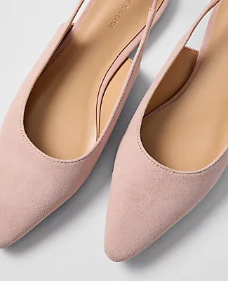 Ann Taylor Suede Slingback Flat sold by Ann Taylor product image thumbnail 2