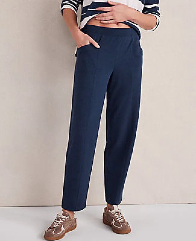Ann Taylor Haven Well Within Organic Cotton Interlock Barrel Leg Pants made by Ann Taylor