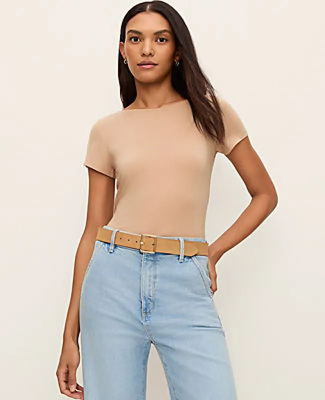 Ann Taylor Boatneck Tee sold by Ann Taylor