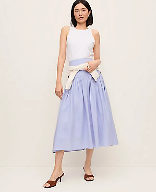 Ann Taylor Gathered Maxi Skirt sold by Ann Taylor