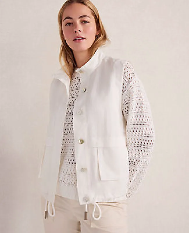 Ann Taylor Haven Well Within Linen Blend Vest sold by Ann Taylor