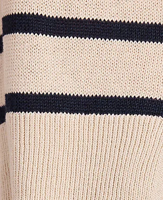 Ann Taylor Haven Well Within Organic Cotton Linen Stripe Crewneck sold by Ann Taylor product image thumbnail 4