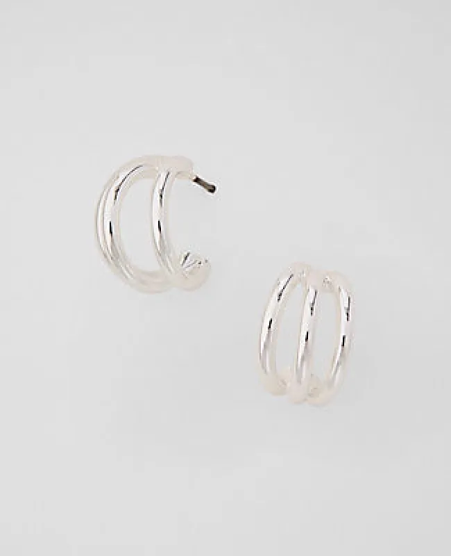 Ann Taylor Double Hoop Earrings sold by Ann Taylor