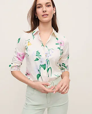 Ann Taylor Floral Perfect Shirt sold by Ann Taylor