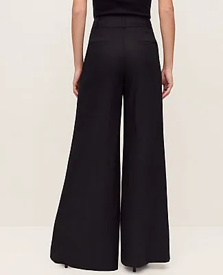 Ann Taylor The Petite Statement Palazzo Pant in Linen Blend sold by Ann Taylor product image thumbnail 3
