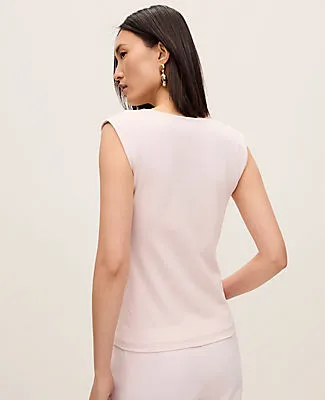 Ann Taylor Crossover V-Neck Shell Top sold by Ann Taylor product image thumbnail 2