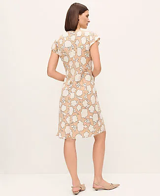 Ann Taylor Petite Floral Twist Dress sold by Ann Taylor product image thumbnail 2