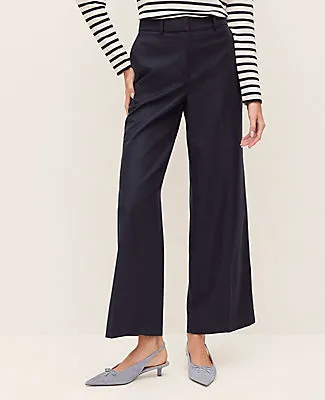 Ann Taylor The Petite Weekend Collection Everyday Wide-Leg Ankle Pant sold by Ann Taylor product image thumbnail 2