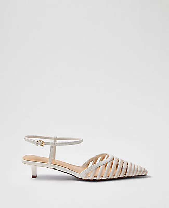 Ann Taylor Kitten Heel Pump made by Ann Taylor