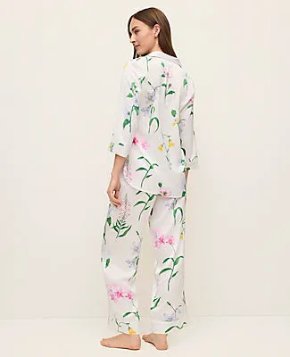 Ann Taylor Floral Satin Pajama Set sold by Ann Taylor product image thumbnail 2