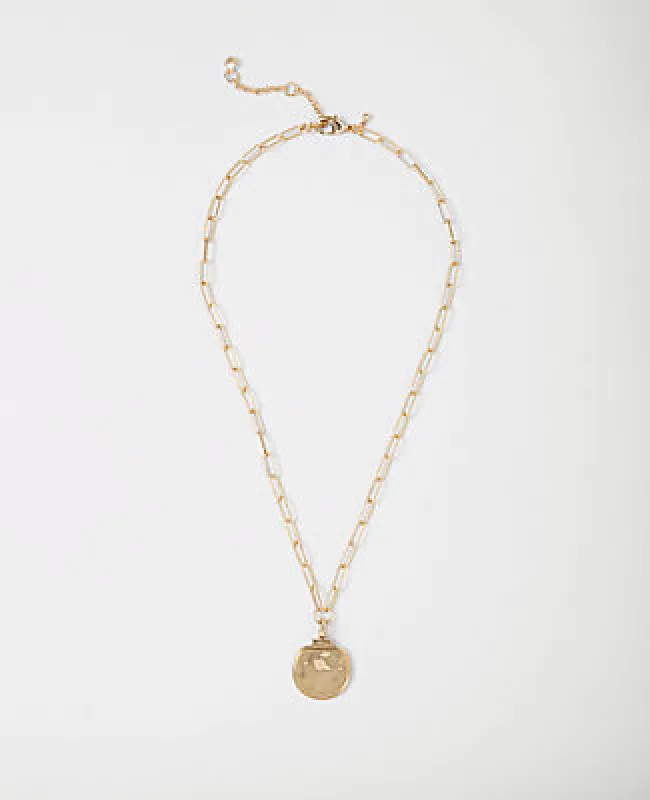 Ann Taylor Pendant Chain Link Necklace sold by Ann Taylor