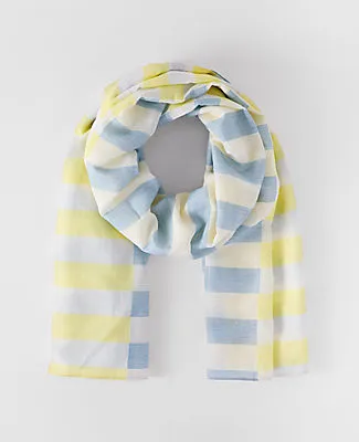 Ann Taylor Weekend Collection Striped Scarf sold by Ann Taylor
