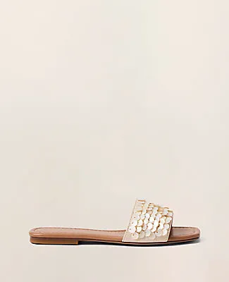 Ann Taylor Embellished Slide Sandal sold by Ann Taylor product image thumbnail 2