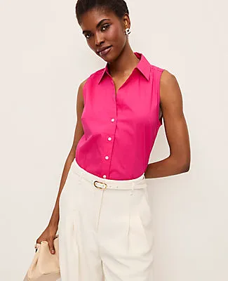 Ann Taylor Sleeveless Essential Shirt sold by Ann Taylor