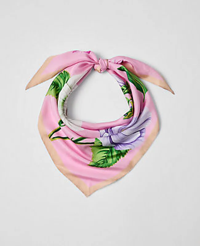 Ann Taylor Floral Silk Scarf sold by Ann Taylor