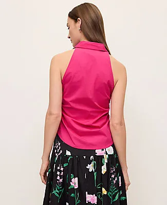Ann Taylor Button Down Halter Shirt sold by Ann Taylor product image thumbnail 2