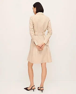 Ann Taylor Petite Flare Pocket Shirtdress sold by Ann Taylor product image thumbnail 2